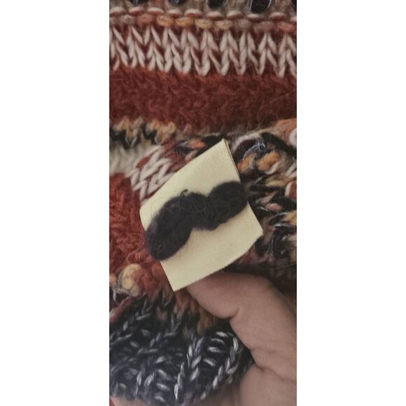 Anthropologie Knitted & knotted XS Michela sweater cardigan chunky wool blend - Picture 11 of 12